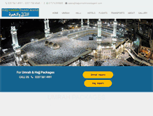 Tablet Screenshot of hajjumrahtravelagent.com